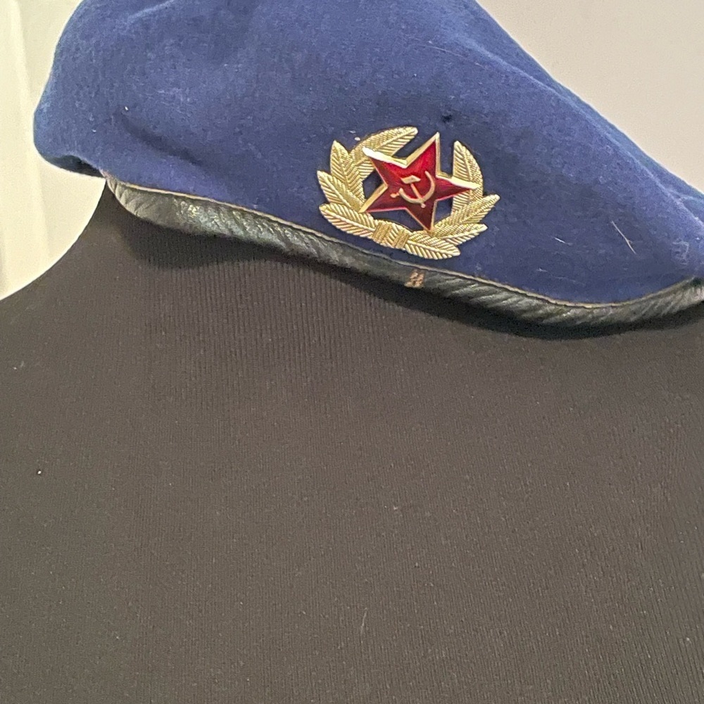 Russian USSR wool military beret